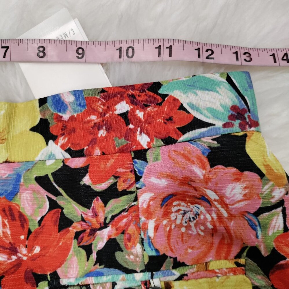 C/MEO Collective Black/Multi Floral High Waist Thinking Of Short Size M, NWT - Picture 11 of 14